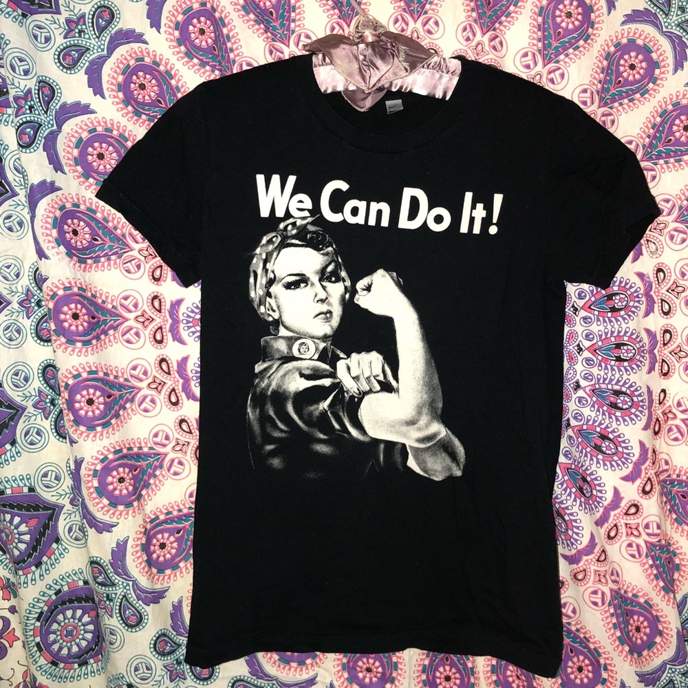 We Can Do It rosie the riveter t-shirt